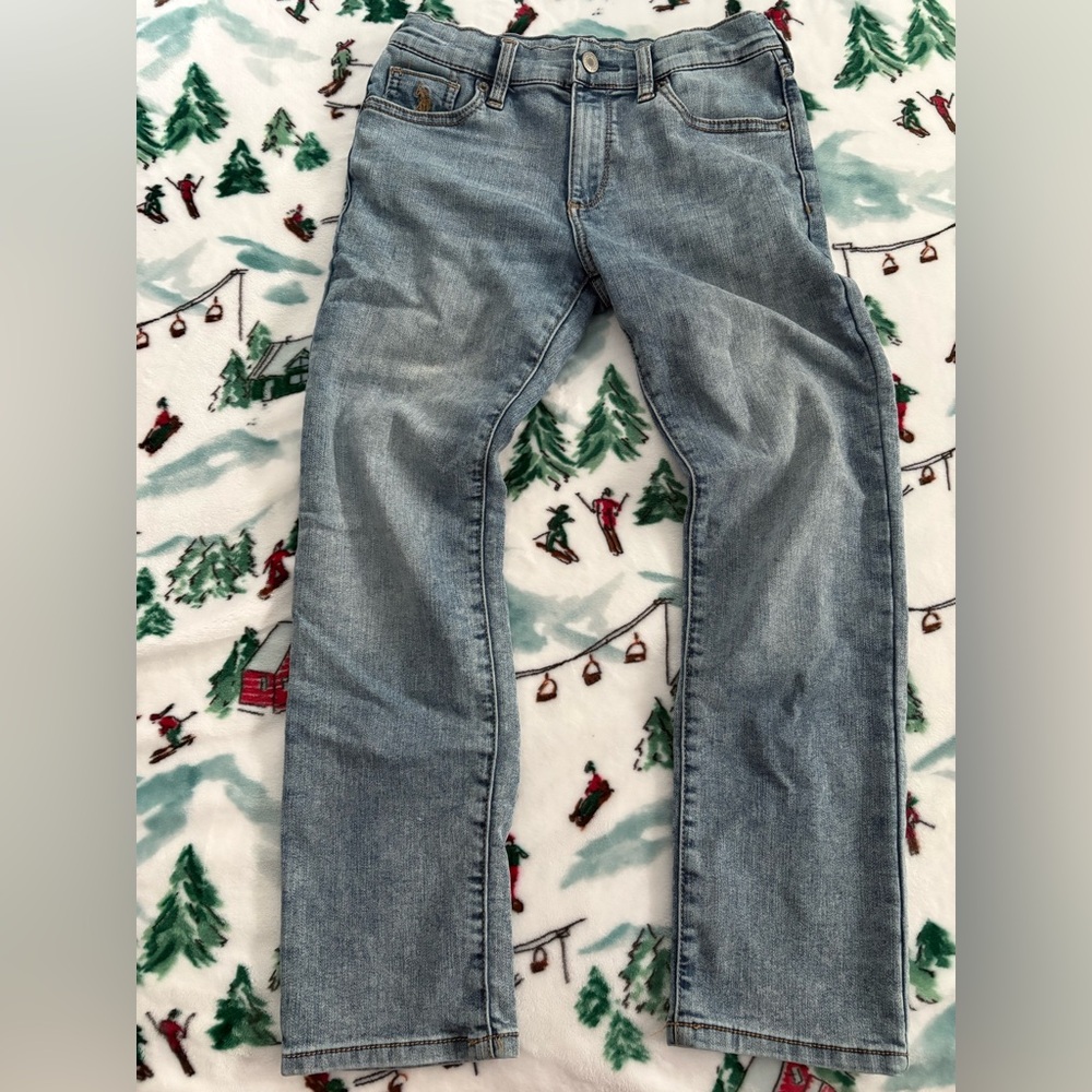U.S. Polo Assn. KIDS Light Blue Straight Jeans